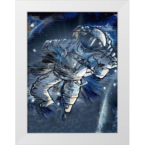 Major Tom White Modern Wood Framed Art Print by Bolokofsky, Ronald