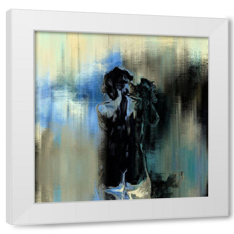 Skinny Dipping I White Modern Wood Framed Art Print by Bolokofsky, Ronald