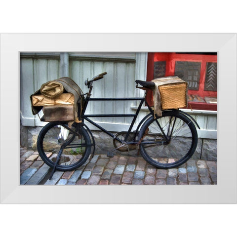 Special Delivery White Modern Wood Framed Art Print by Bolokofsky, Ronald