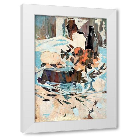 Abstract Still Life White Modern Wood Framed Art Print by Bolokofsky, Ronald