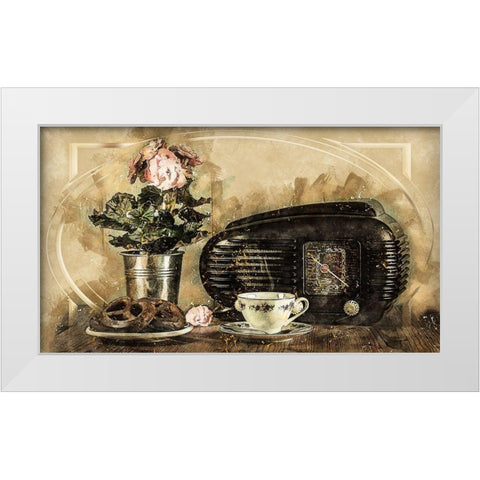 Mid Century Still Life White Modern Wood Framed Art Print by Bolokofsky, Ronald