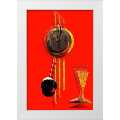 Afternoon Hangover I White Modern Wood Framed Art Print by Bolokofsky, Ronald