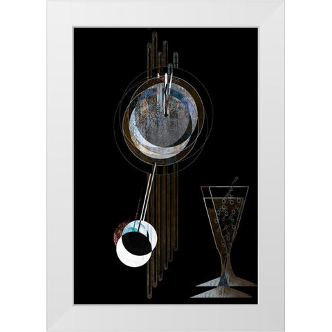 Afternoon Hangover III White Modern Wood Framed Art Print by Bolokofsky, Ronald
