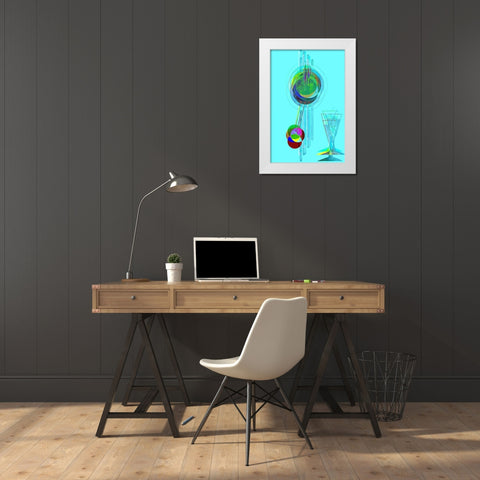 Afternoon Hangover IV White Modern Wood Framed Art Print by Bolokofsky, Ronald