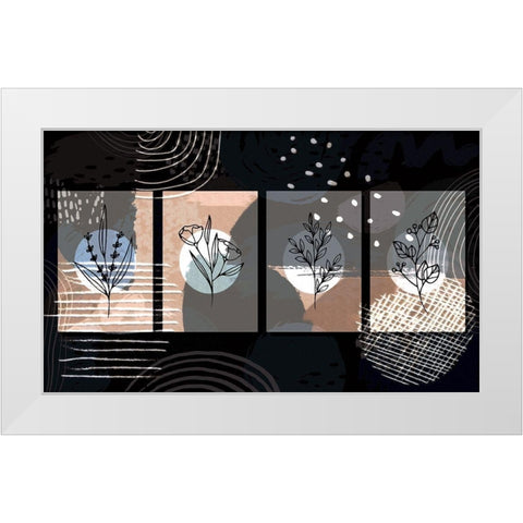 Garden Fresh White Modern Wood Framed Art Print by Bolokofsky, Ronald