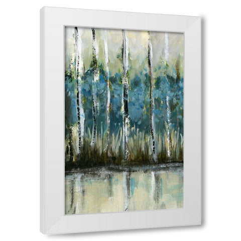 A Beautiful Day I White Modern Wood Framed Art Print by Brey