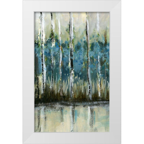 A Beautiful Day I White Modern Wood Framed Art Print by Brey