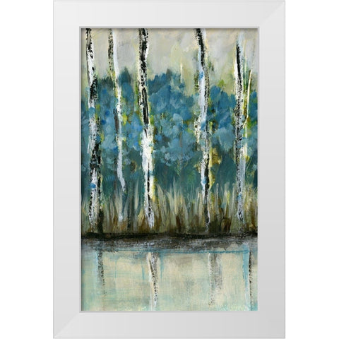A Beautiful Day II White Modern Wood Framed Art Print by Brey