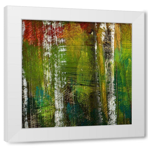 Enchantment I White Modern Wood Framed Art Print by Brey