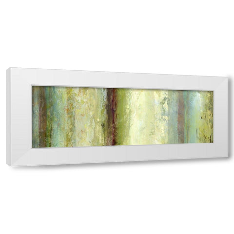Weathered White Modern Wood Framed Art Print by Brey