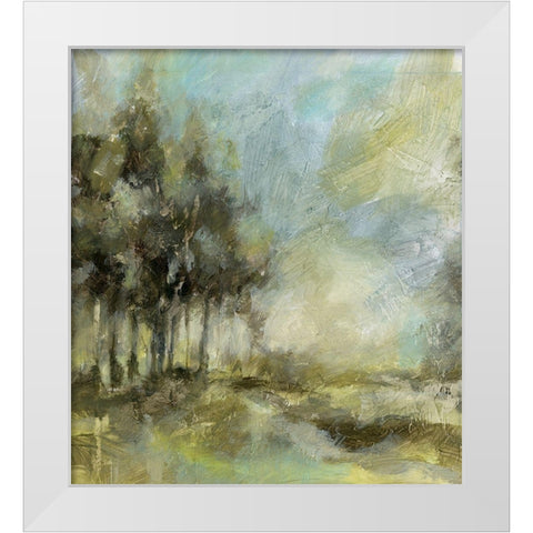 Beautiful Day I White Modern Wood Framed Art Print by Brey