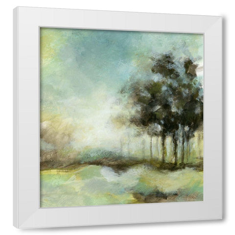 Beautiful Day II White Modern Wood Framed Art Print by Brey