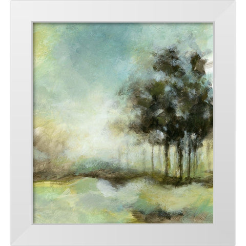 Beautiful Day II White Modern Wood Framed Art Print by Brey