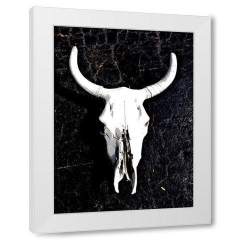 Long Life White Modern Wood Framed Art Print by Bartola