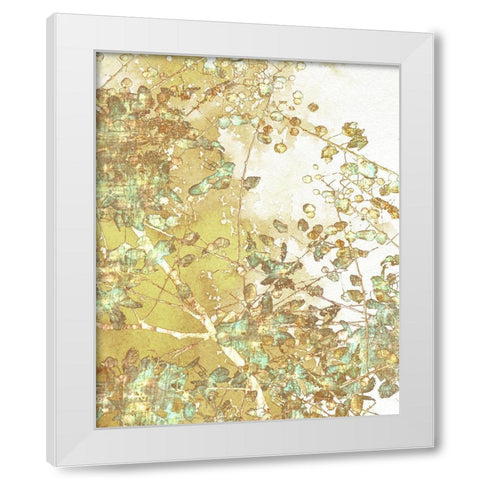 Branched I White Modern Wood Framed Art Print by Franklin