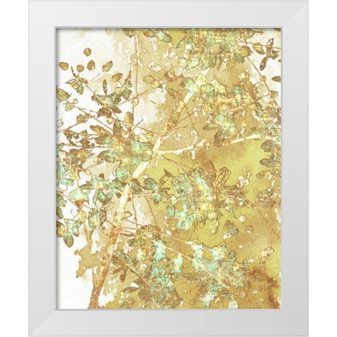 Branched II White Modern Wood Framed Art Print by Franklin