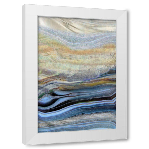Coastal Wind White Modern Wood Framed Art Print by Franklin