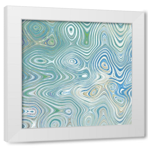 Maze I White Modern Wood Framed Art Print by Franklin