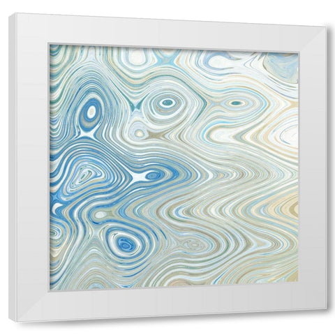 Maze II White Modern Wood Framed Art Print by Franklin