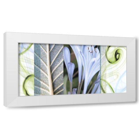 Dreamy White Modern Wood Framed Art Print by Franklin
