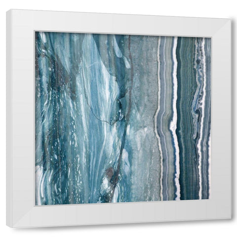 Niagra I White Modern Wood Framed Art Print by Franklin