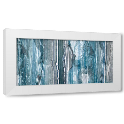 Niagra III White Modern Wood Framed Art Print by Franklin