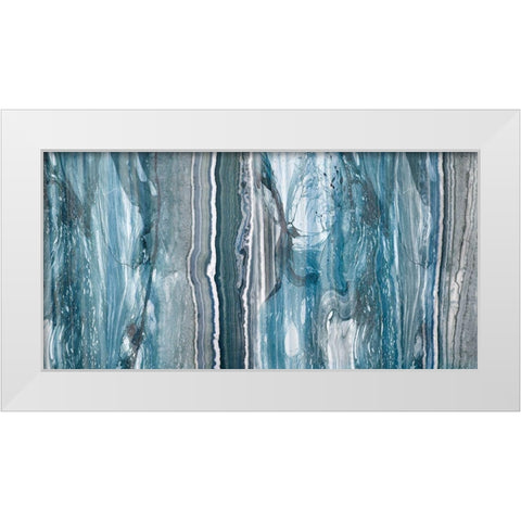 Niagra III White Modern Wood Framed Art Print by Franklin