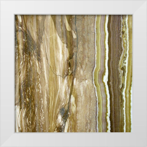 Niagra Sage I White Modern Wood Framed Art Print by Franklin