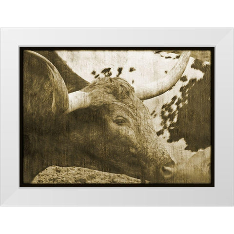 George White Modern Wood Framed Art Print by Simons