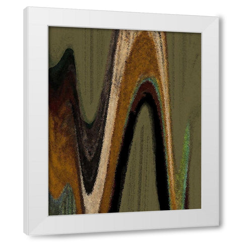 Nasdaq White Modern Wood Framed Art Print by Simons