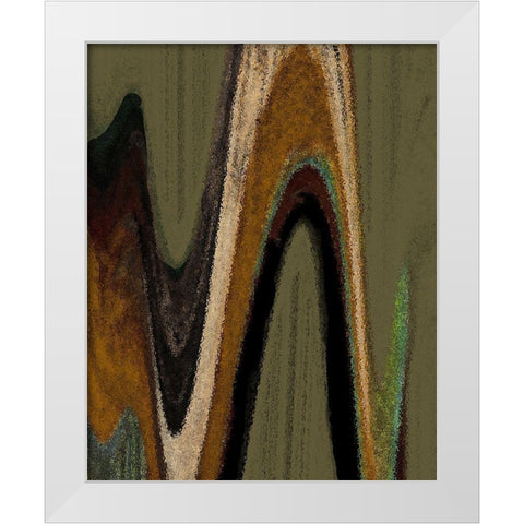 Nasdaq White Modern Wood Framed Art Print by Simons