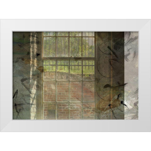 Urban Viewpoint White Modern Wood Framed Art Print by Simons