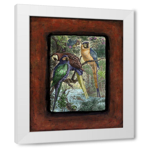 Who Invited Her Anyway White Modern Wood Framed Art Print by Simons