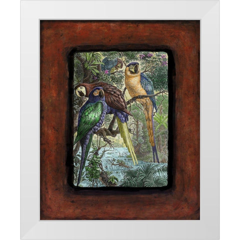 Who Invited Her Anyway White Modern Wood Framed Art Print by Simons