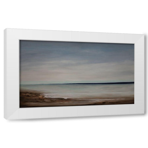 Majestic Vista III White Modern Wood Framed Art Print by Hinz