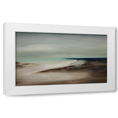Majestic Vista IV White Modern Wood Framed Art Print by Hinz