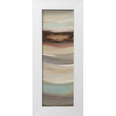 Texturescape A White Modern Wood Framed Art Print by Hinz