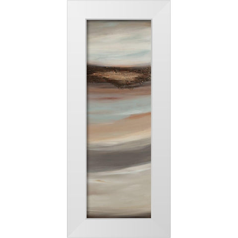 Texturescape D White Modern Wood Framed Art Print by Hinz