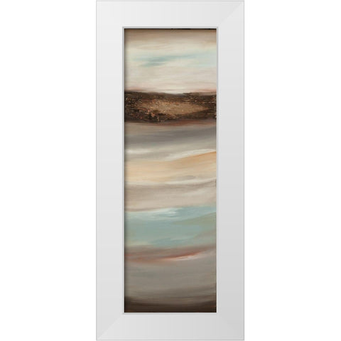 Texturescape E White Modern Wood Framed Art Print by Hinz