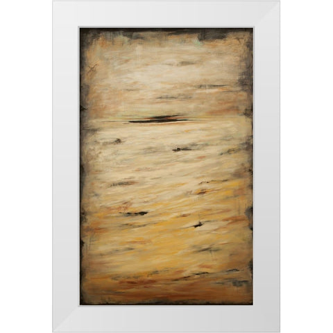 Boundless II White Modern Wood Framed Art Print by Hinz