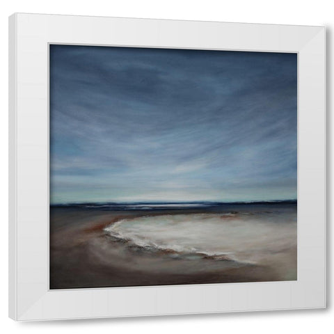 New Perspectives I White Modern Wood Framed Art Print by Hinz