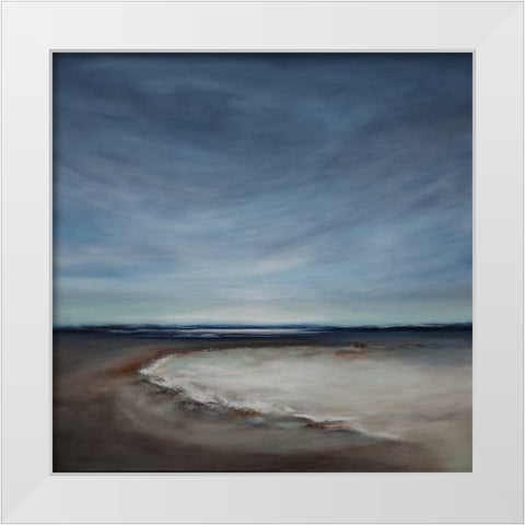 New Perspectives I White Modern Wood Framed Art Print by Hinz