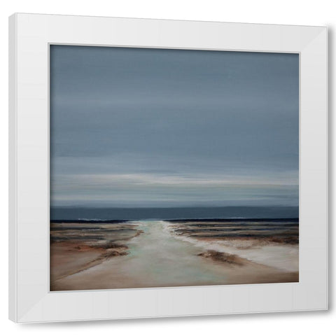New Perspectives II White Modern Wood Framed Art Print by Hinz