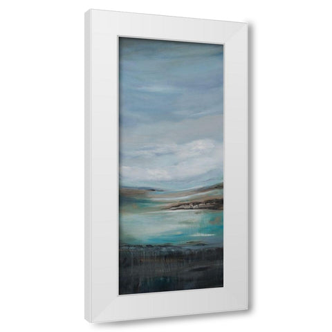 Pondering A White Modern Wood Framed Art Print by Hinz