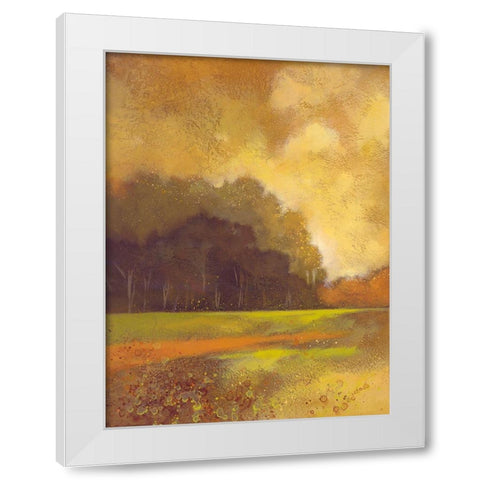 Autumn Forest II White Modern Wood Framed Art Print by Larson