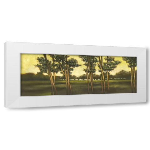 Beyond The Forest White Modern Wood Framed Art Print by Larson
