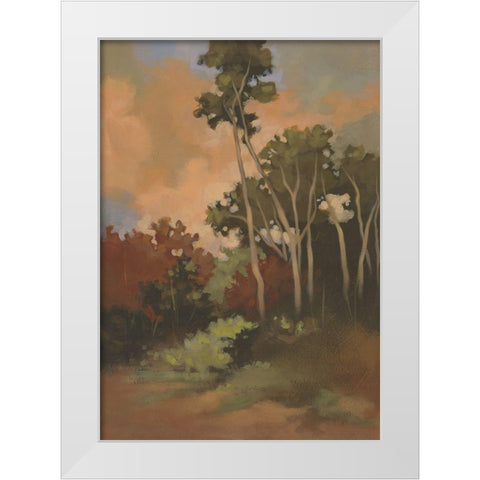 Stillness II White Modern Wood Framed Art Print by Larson
