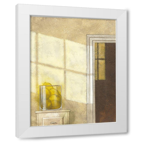 Window Light II White Modern Wood Framed Art Print by Larson