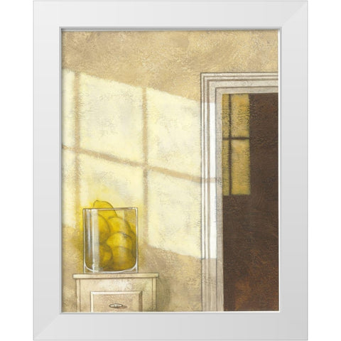 Window Light II White Modern Wood Framed Art Print by Larson