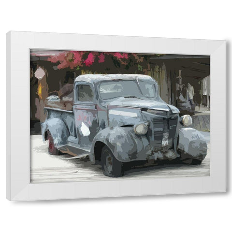 Relic White Modern Wood Framed Art Print by Mack